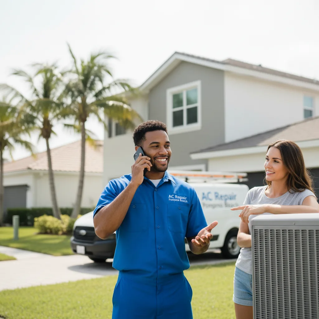 AC Repair Pompano Beach customer support in Mamaroneck